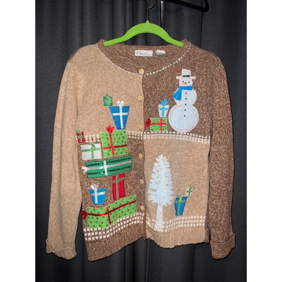 Ugly Christmas Cardigan Sweater Xmas Size Small - Picture 1 of 3